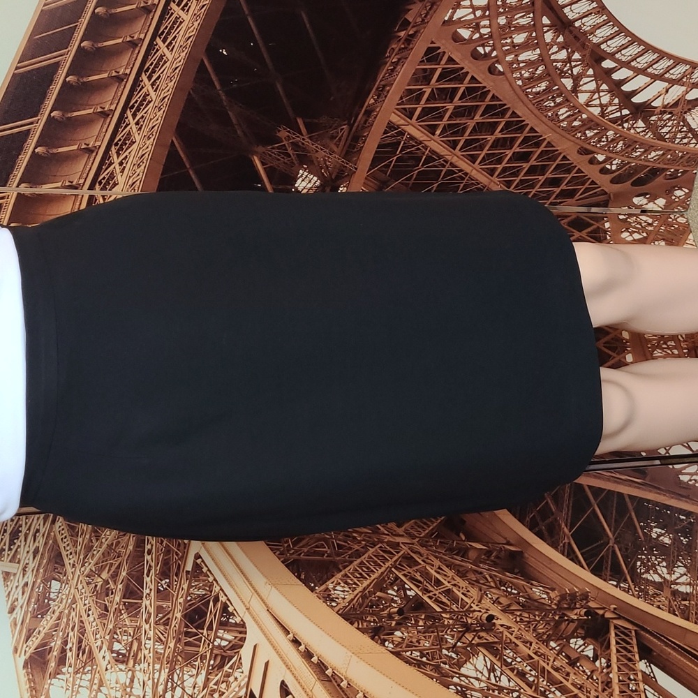 Collectables Black Pencil Skirt. Size 8 #2-0228